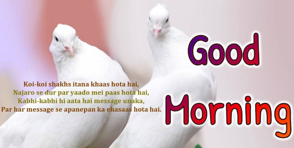 good morning Shayari with image