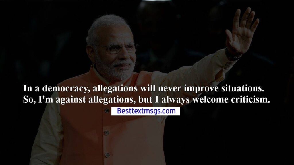 Narendra Modi wallpaper with quotes