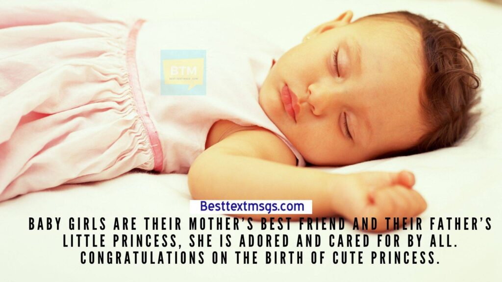 Congratulations messages for new born baby girl