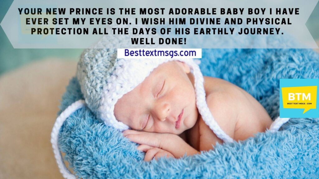 congratulations message for new born baby boy
