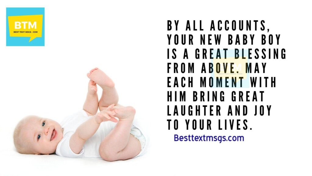 congratulations for new born baby boy