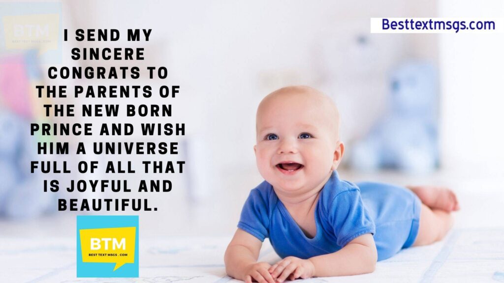 congratulations for baby boy