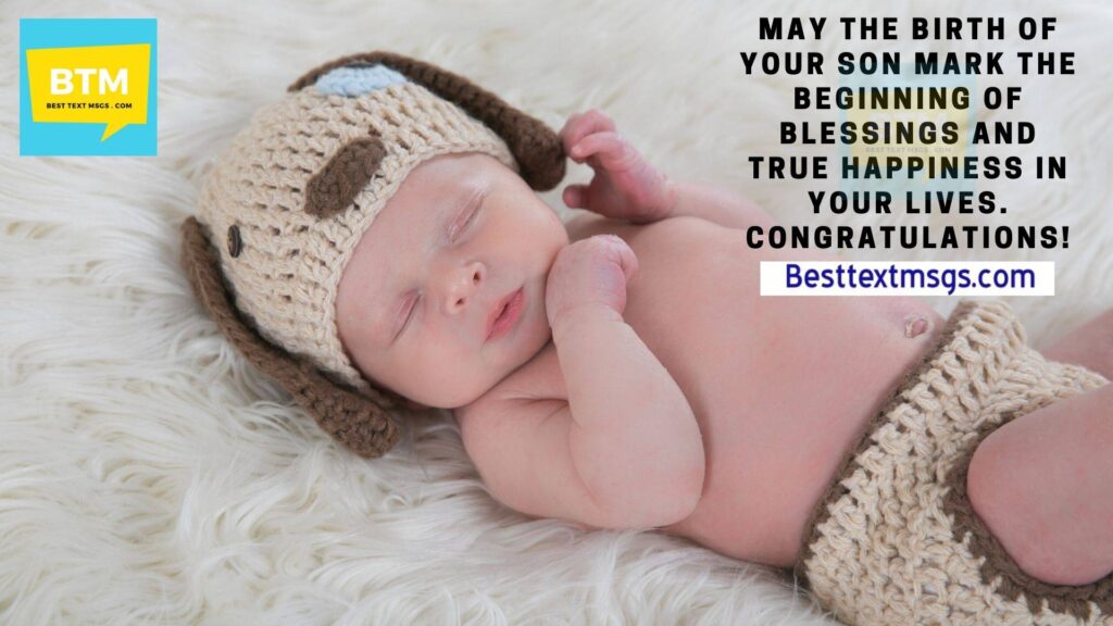 congratulations wishes for new born baby boy