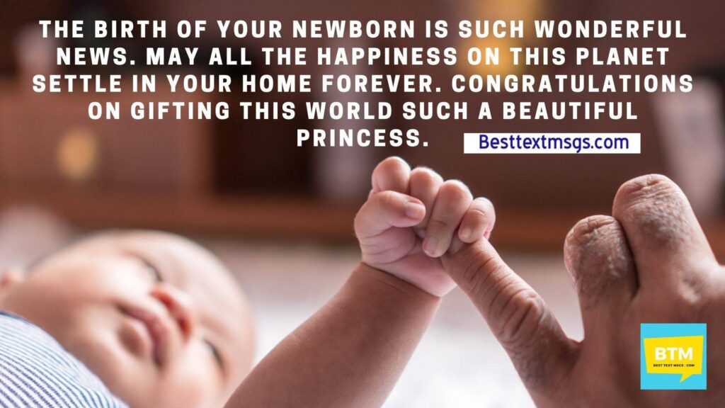 Congratulations For Baby Girl Wishes, Messages, Images