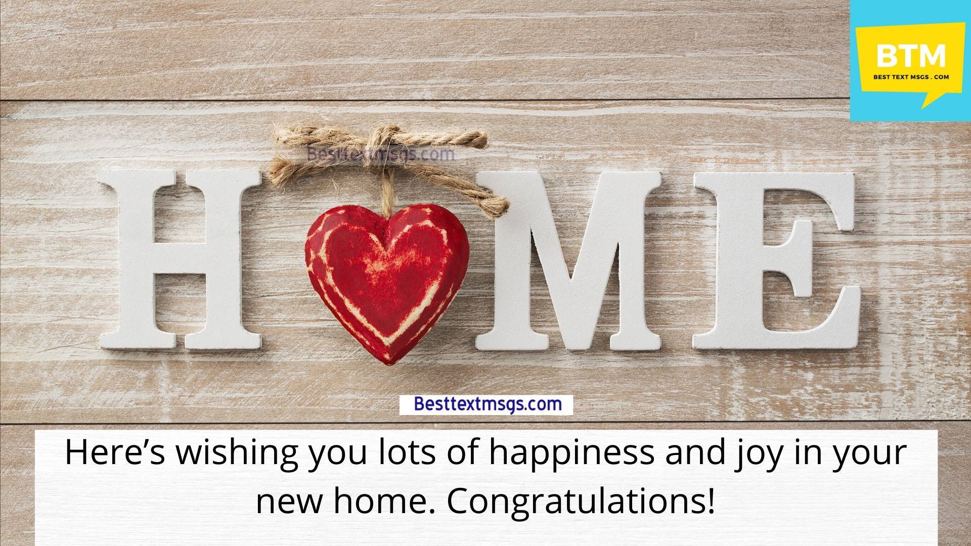 images of congratulations on your new home messages