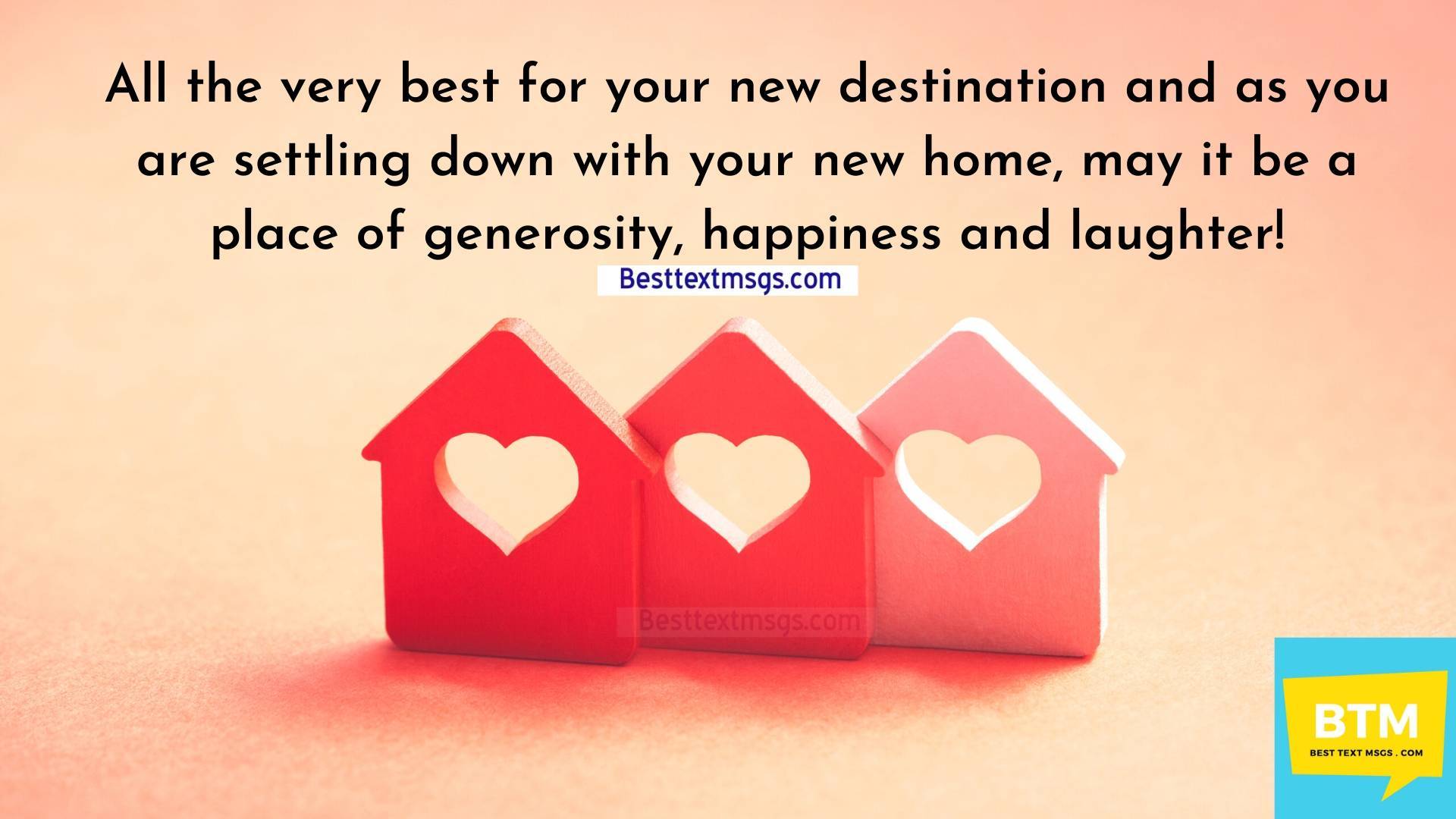 congratulations on your new home wishes