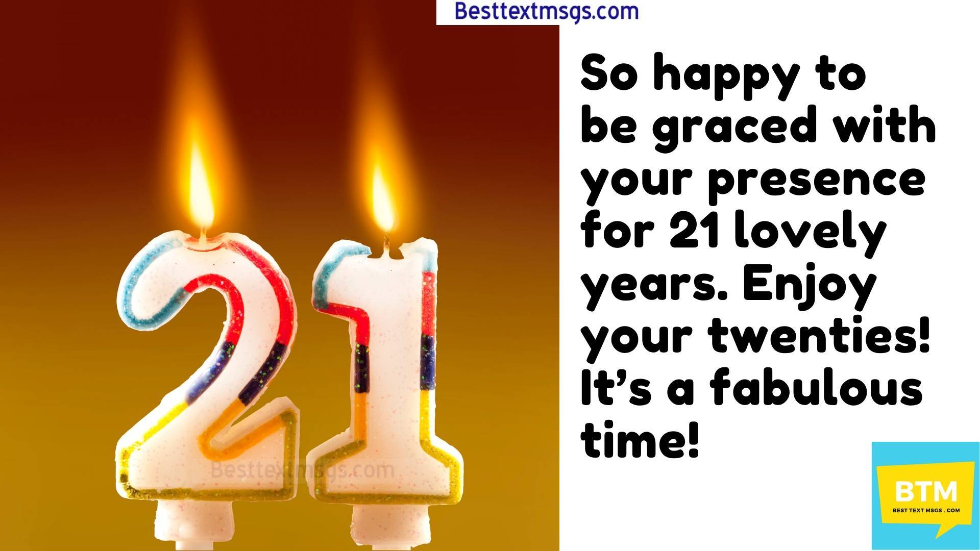 Happy 21st Birthday Images, Wishes, Quotes, Msg