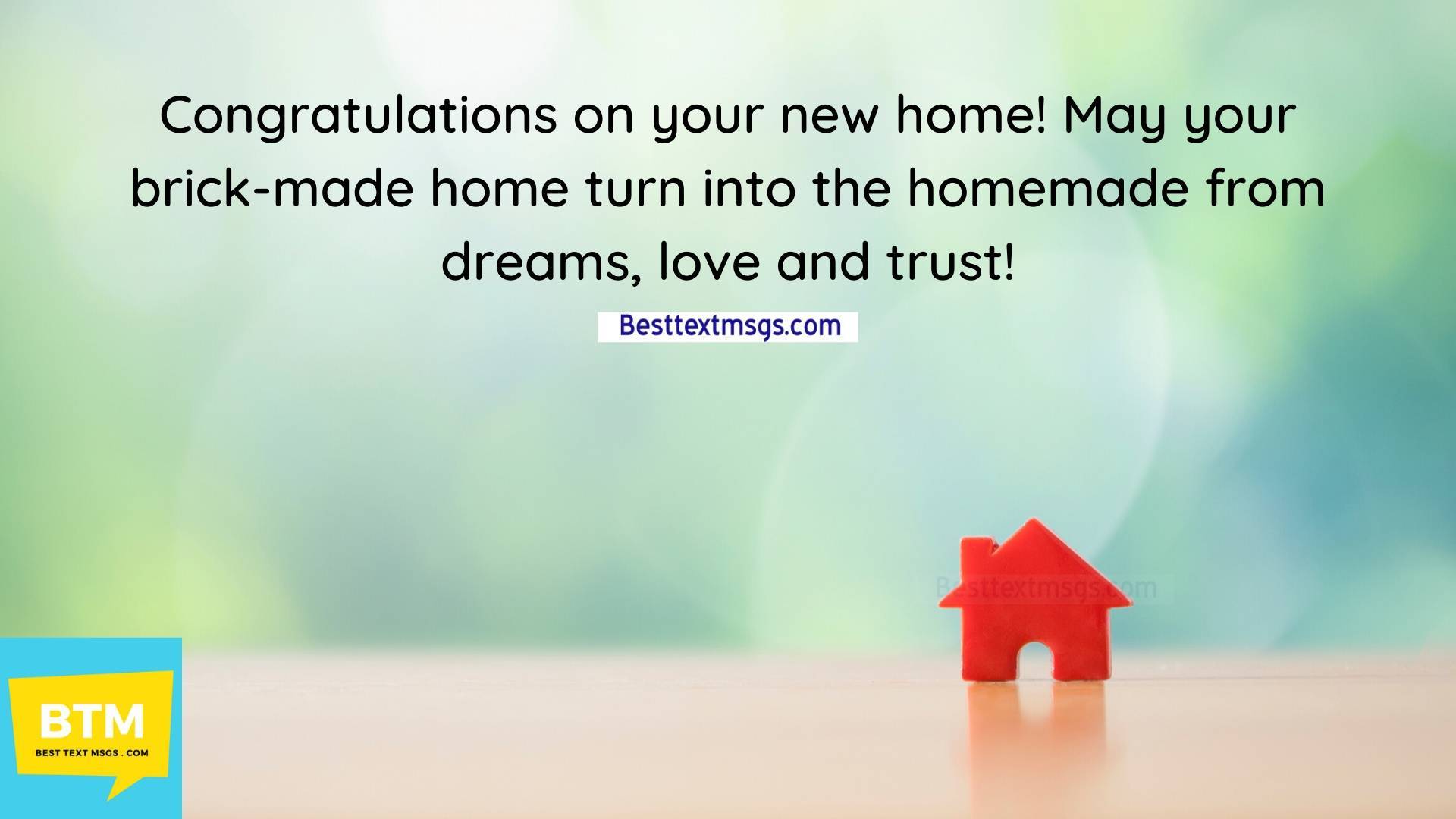 congratulations on your new home quotes