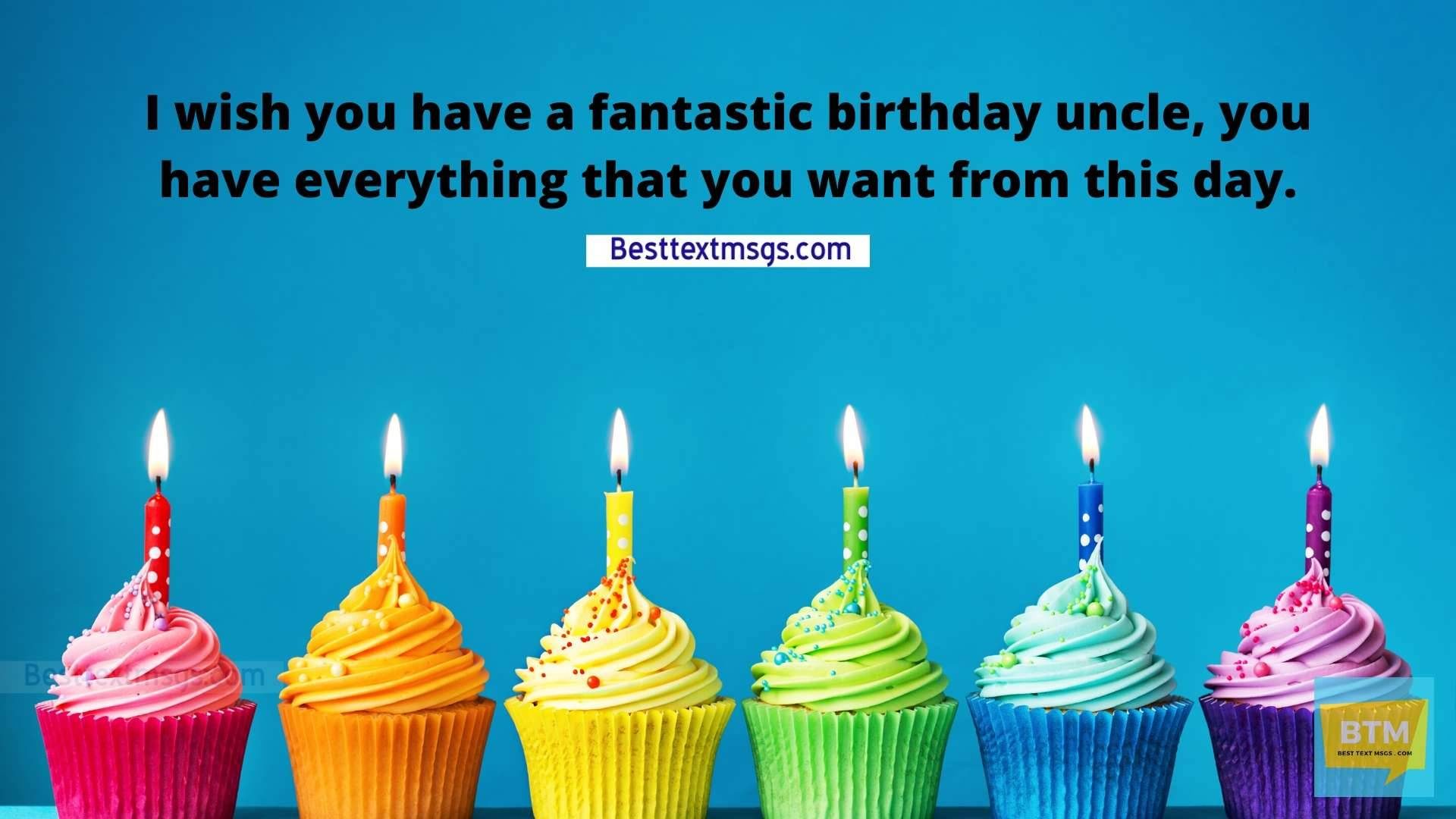 Birthday Messages for your Uncle