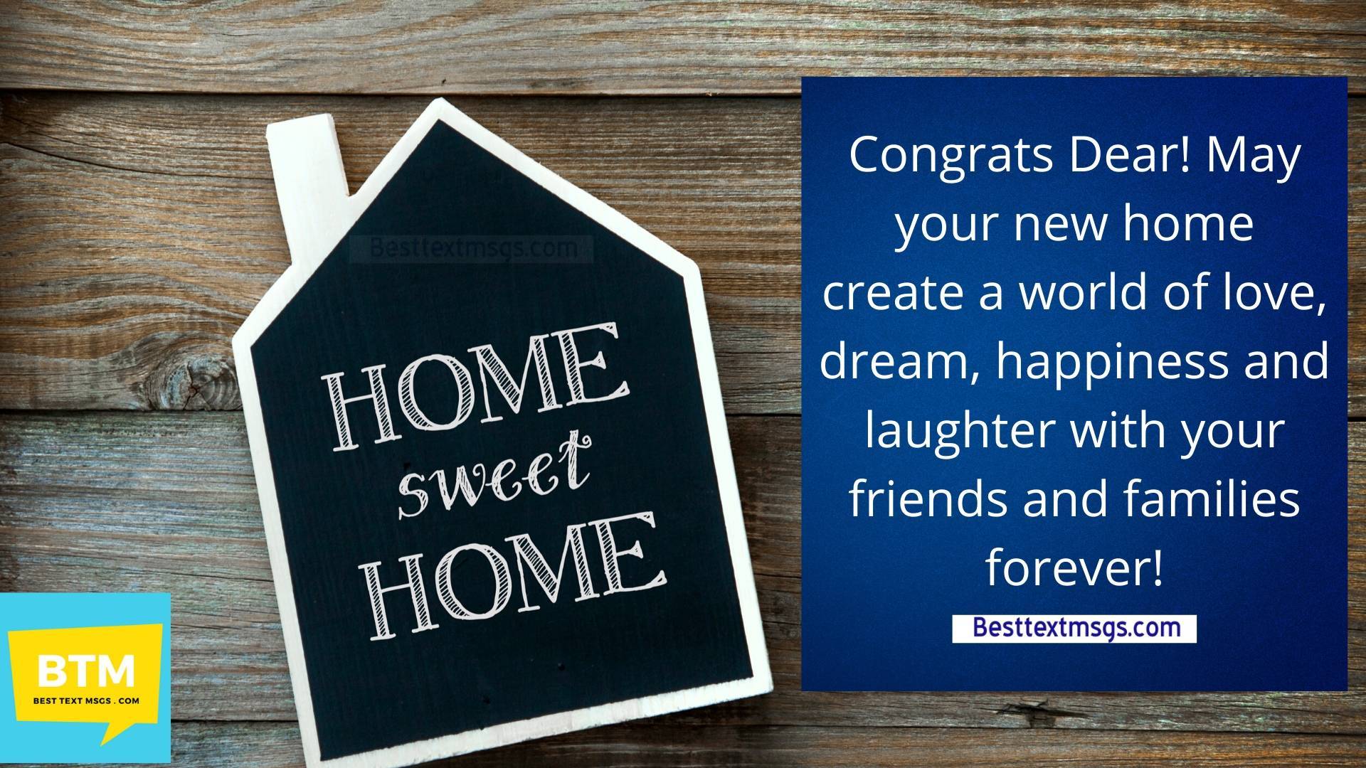 images of congratulations on your new home messages