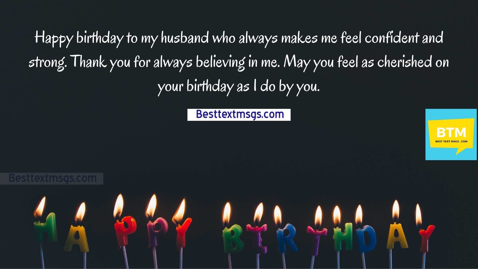 sweet happy birthday message for husband