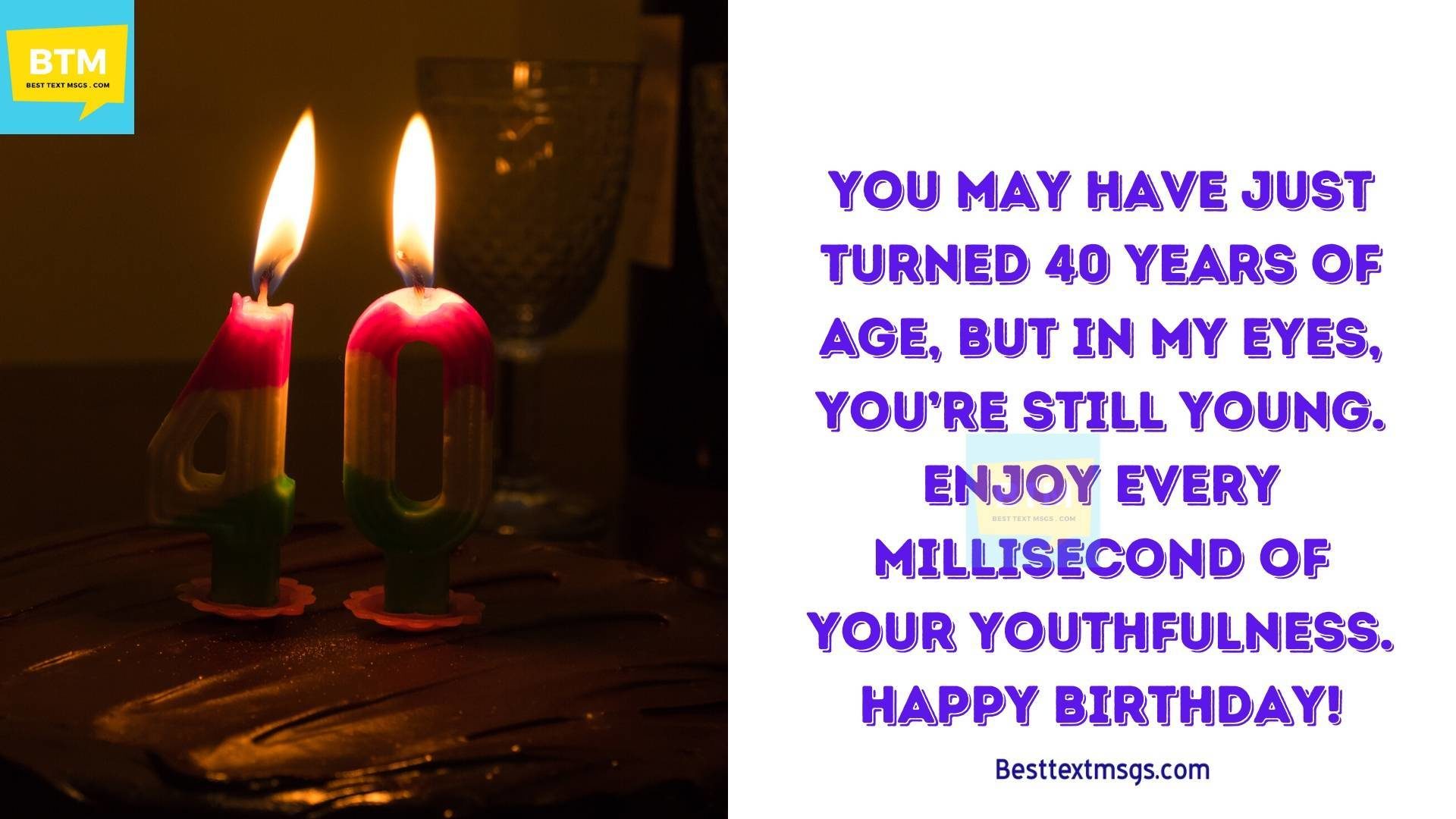 happy 40th birthday quotes