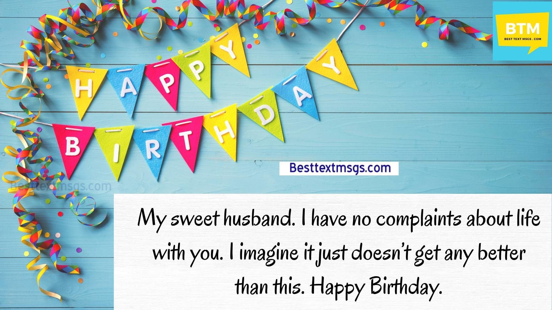 sweet happy birthday message for husband