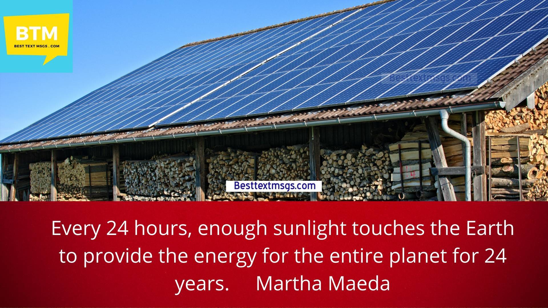 quotes on solar energy conservation