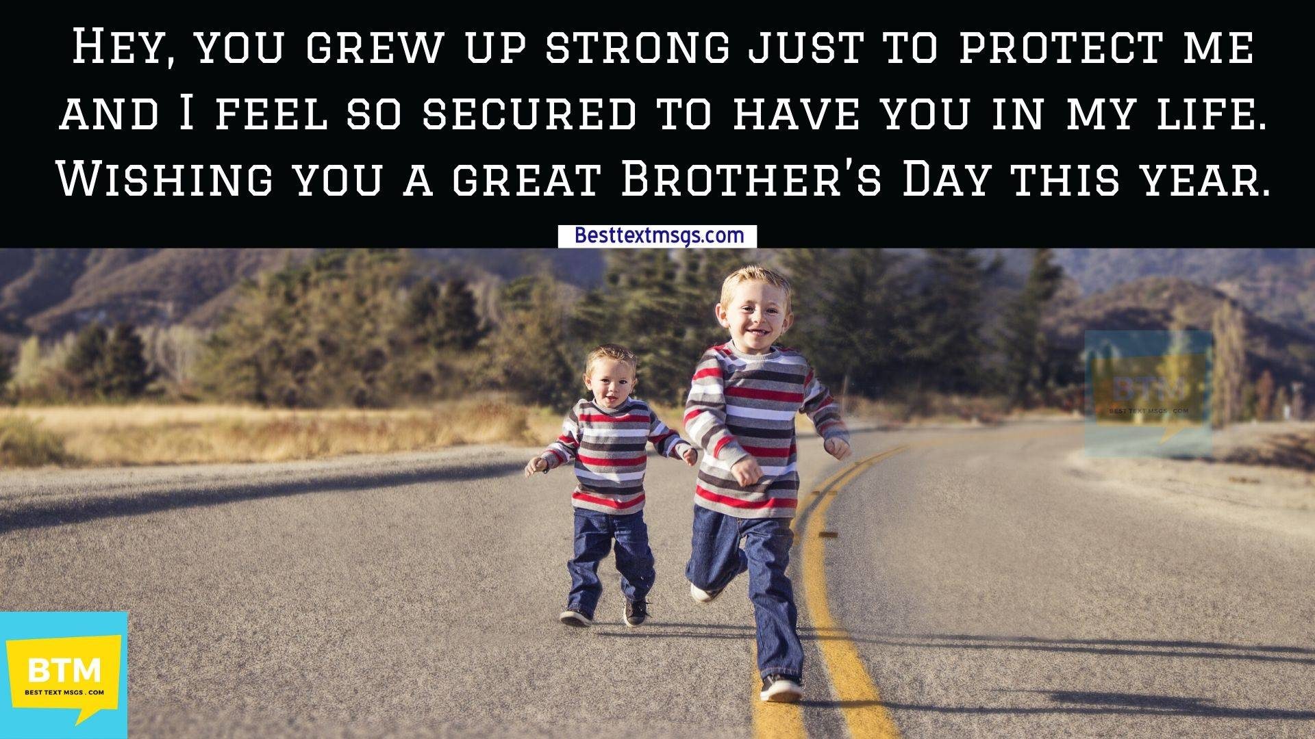 happy brothers day message