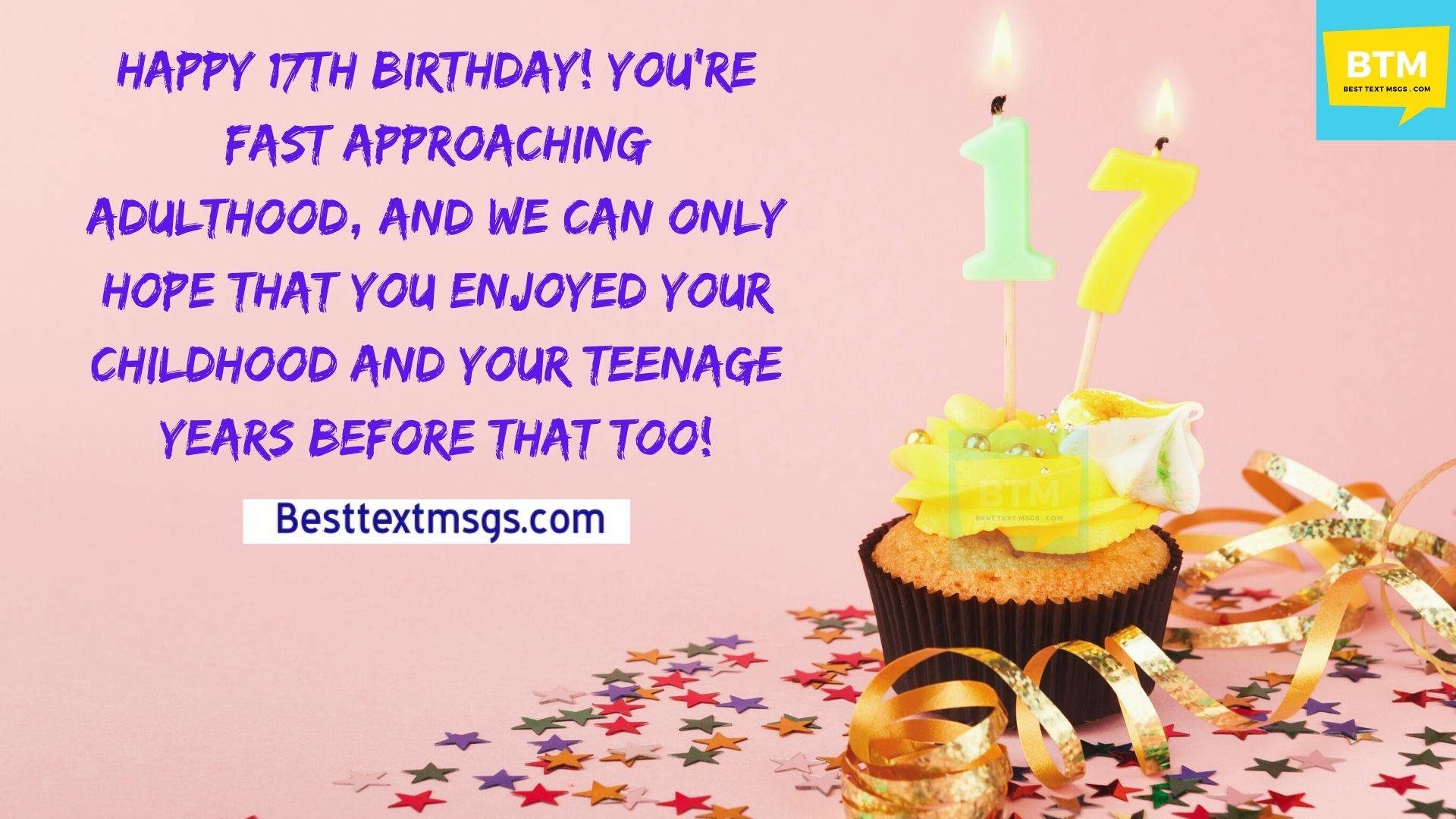 Happy 17th Birthday Images, Wishes, Quotes