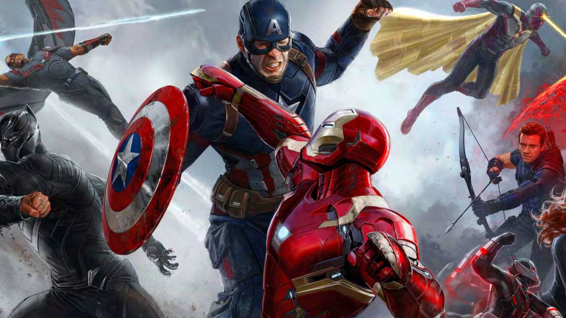 captain america and iron man wallpaper 2