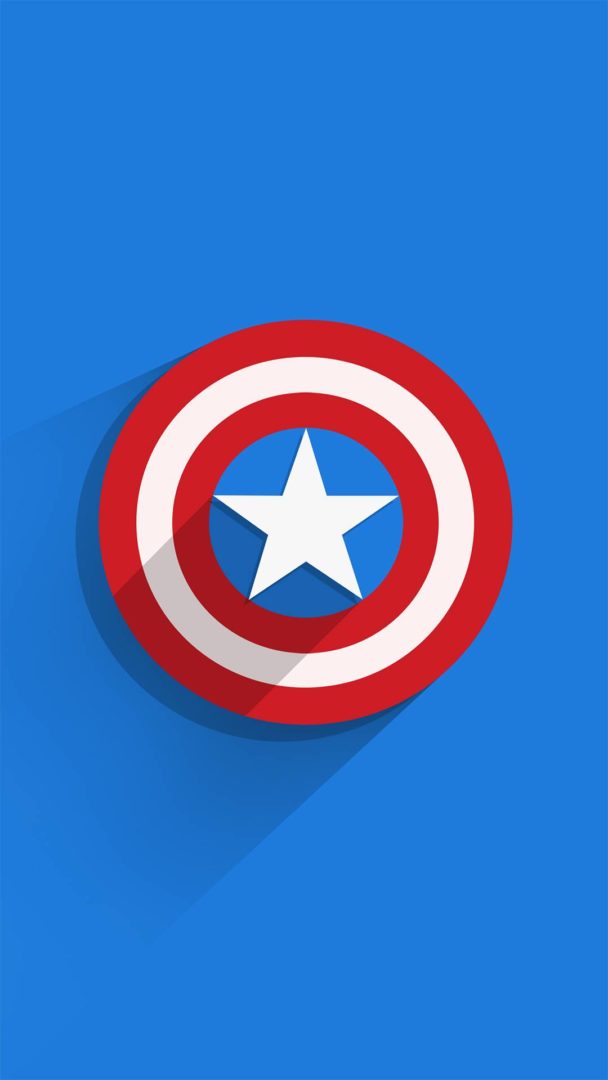 captain america minimalist wallpaper 2