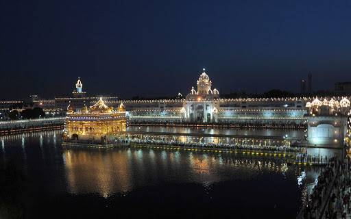 full hd golden temple wallpaper