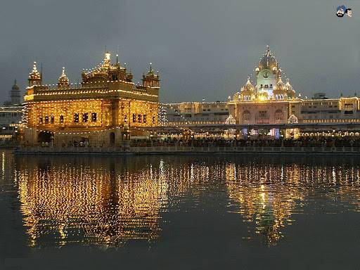 golden temple at night wallpaper 6