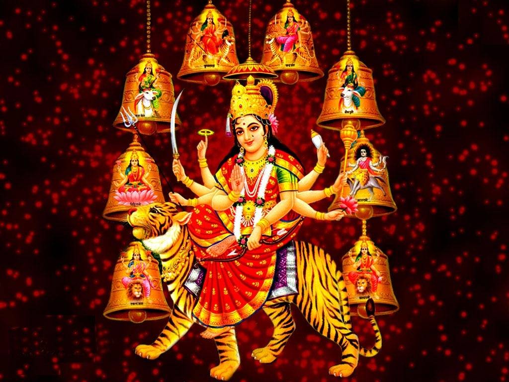 wallpaper of maa durga