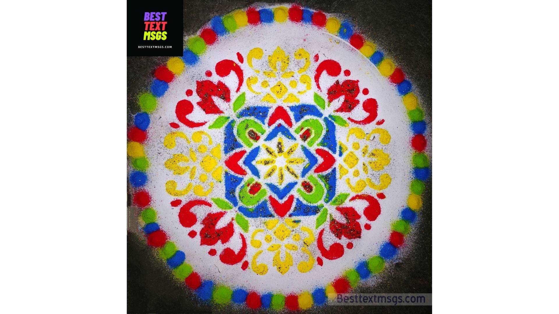 easy rangoli design