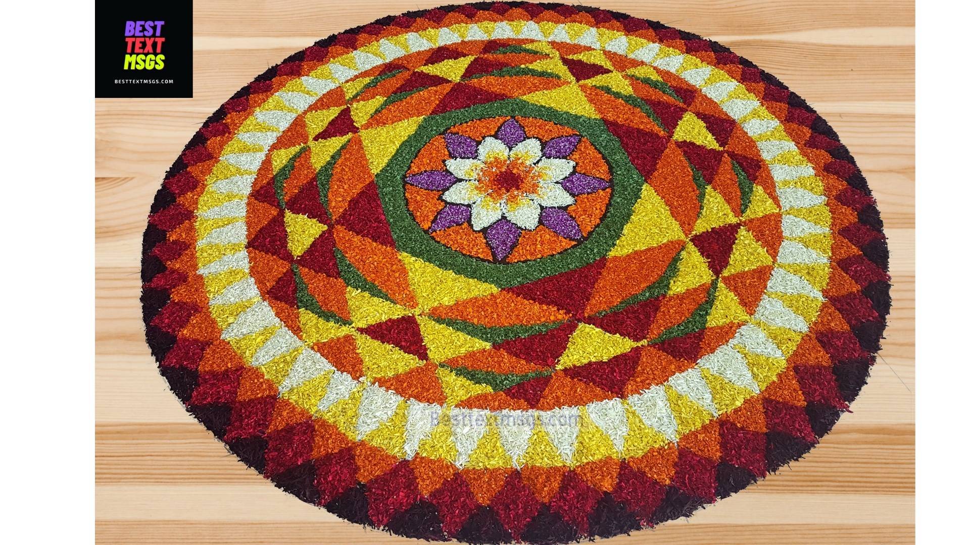 flower rangoli