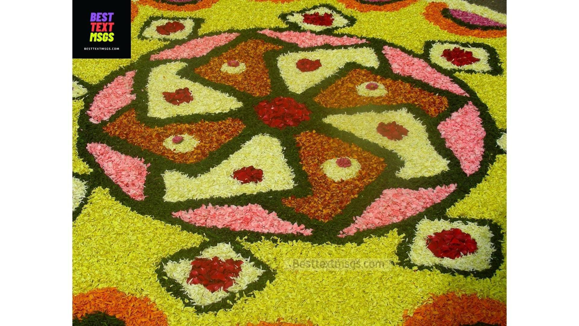 flower rangoli