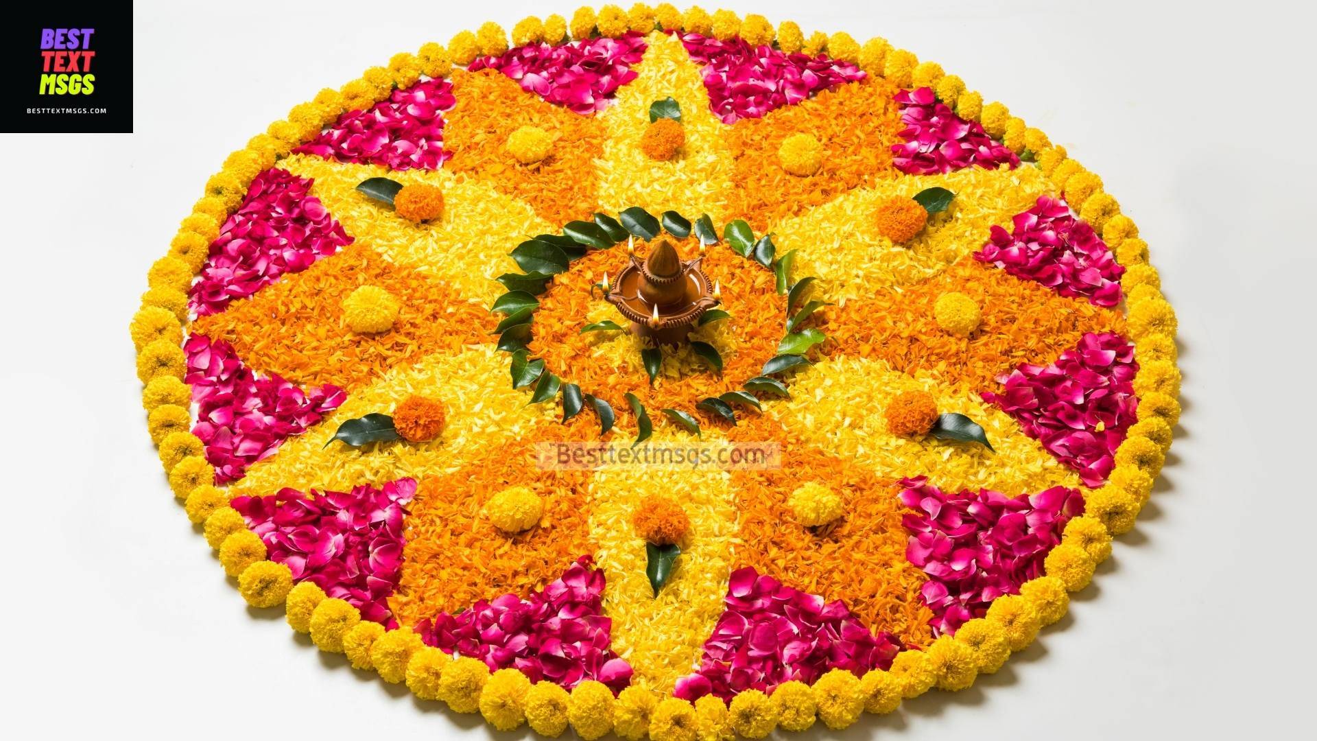 flower rangoli