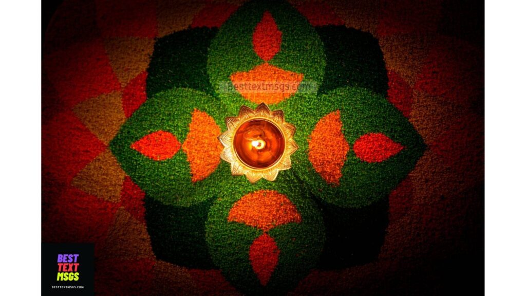 flower rangoli