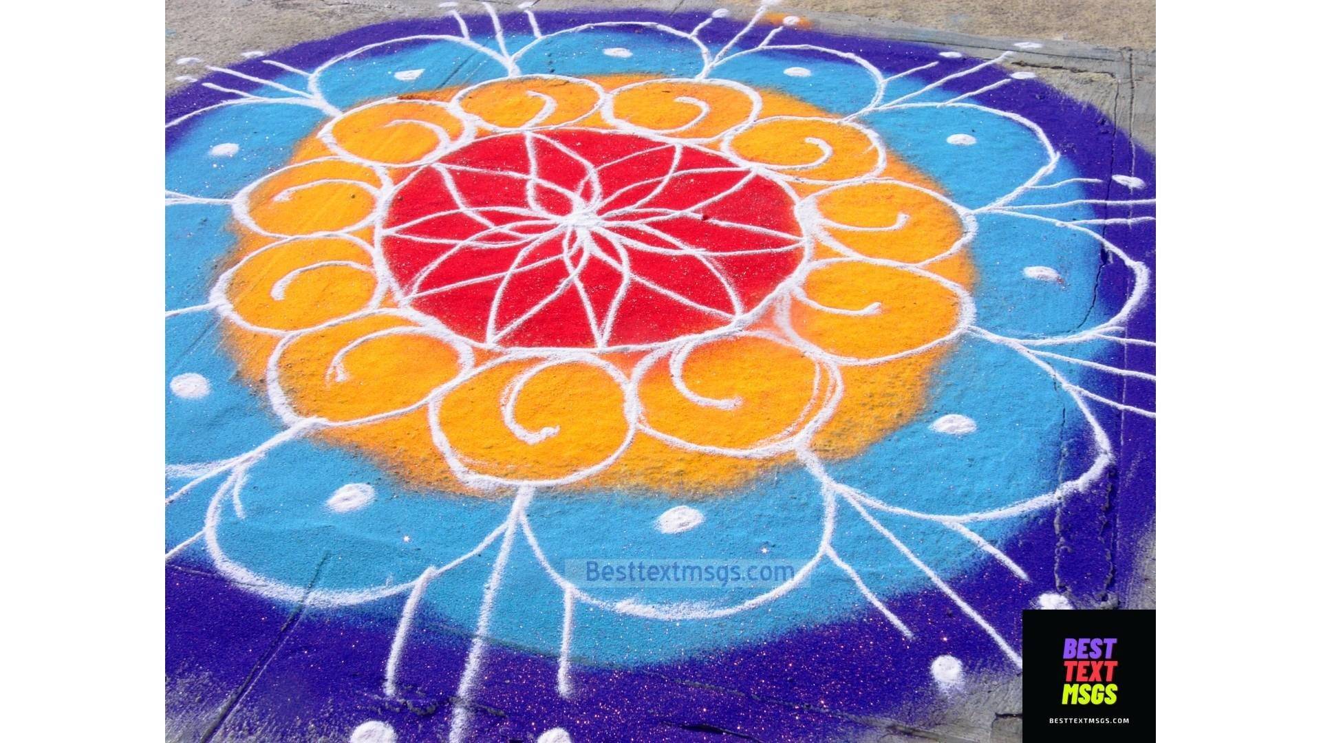 easy rangoli design