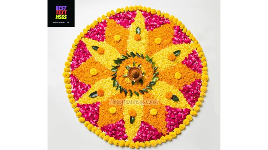 flower rangoli