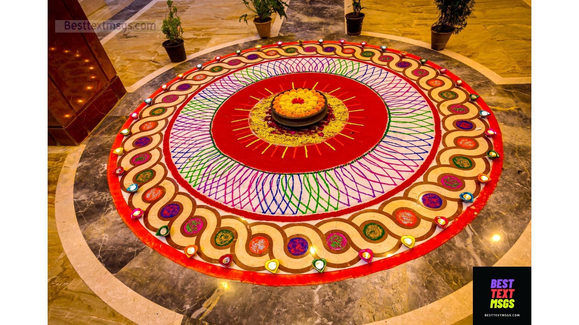 rangoli for Pongal