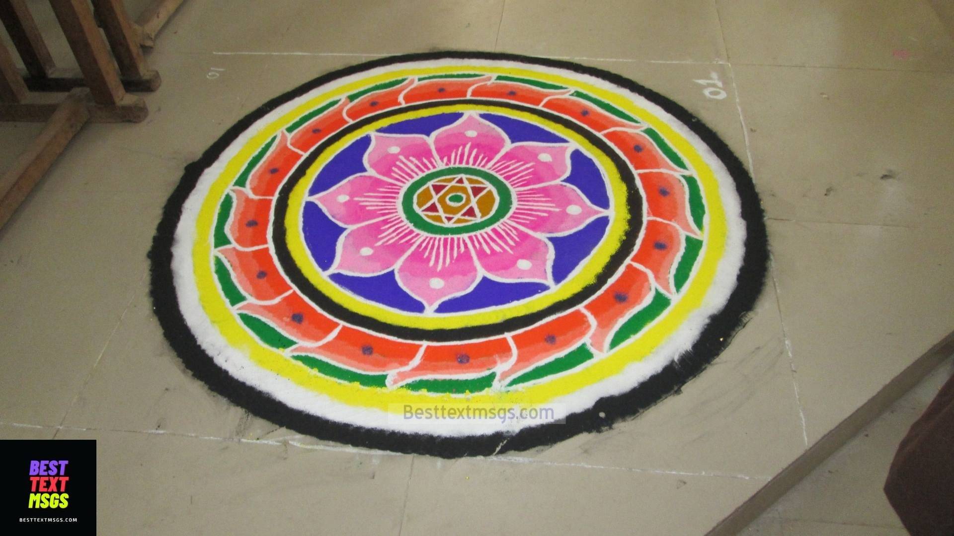 easy rangoli design