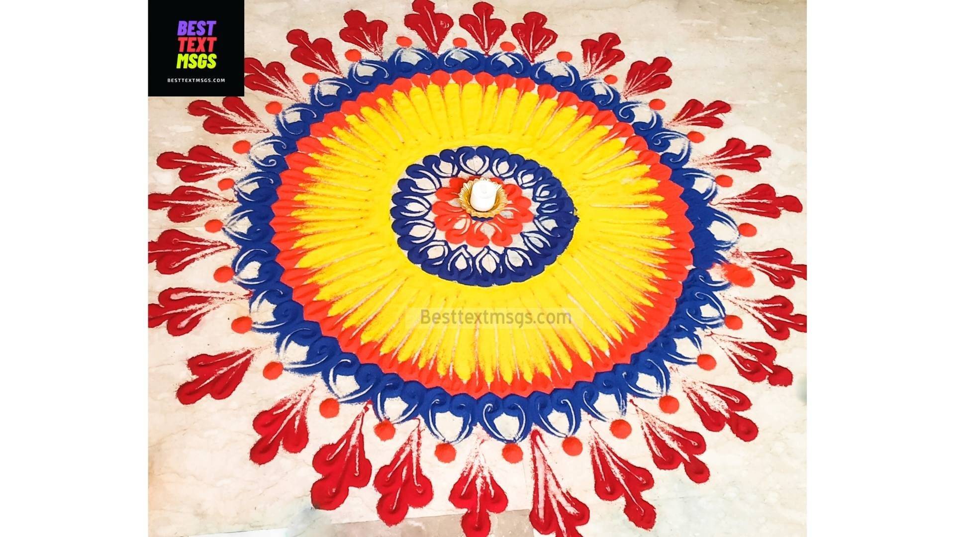 rangoli design for diwali