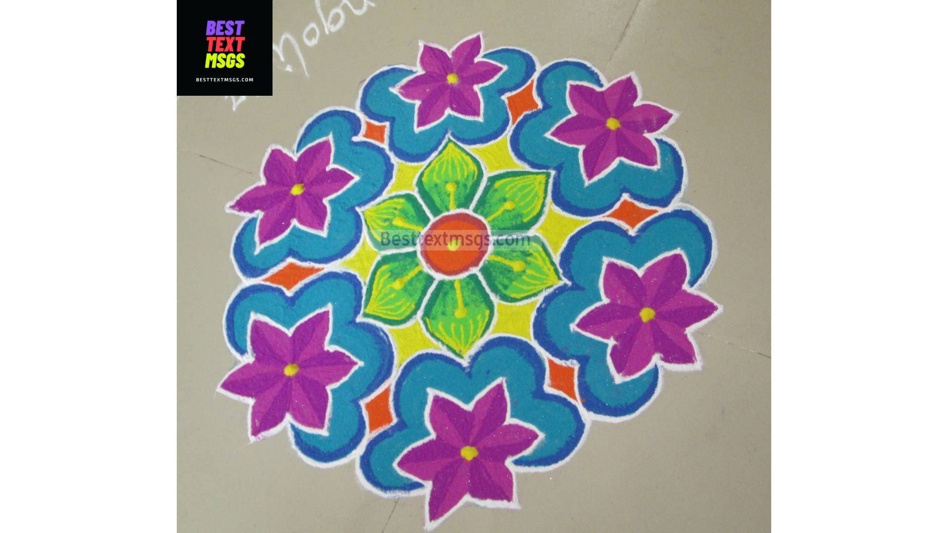 rangoli design for diwali