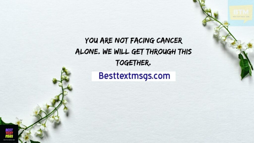 Comforting Words for Someone with Cancer